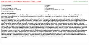 Family Advocate Cover Letters
