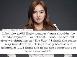 Unpopular K Pop Opinions I Feel Like Ex Gp Basic Member Janey Shouldn T Be