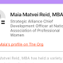 Profile Picture of Maia Matvei Reid, MBA - Strategic Alliance Chief Development Officer ... (@theorg.com) on Google