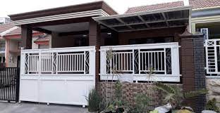 Kayu imitasi ini sangat menjawab. 7 Desain Pintu Pagar Minimalis Terbaru