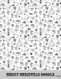 Printable Christmas Doodle Coloring Page Christmas Doodles Coloring Pages Christmas Printables