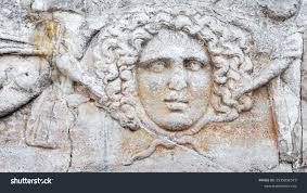 Gorgon Relief Stock Photos and Pictures