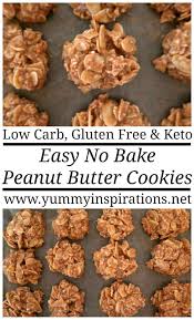 Easy No Bake Peanut Butter Cookies Recipe Low Carb Gluten Free Recipe Keto Recipes Easy Keto Snacks Recipes