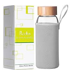 Reeho 700ml Portable Borosilicate Bouteille En Verre D E Https Www Amazon Fr Dp B01n30dsji Ref Cm Sw R Bouteille D Eau En Verre Bouteille Verre Bouteille