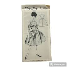 Original Paper 1960s 34 Dress Sewing Pattern by Fleetway D.8,237 PAT0165