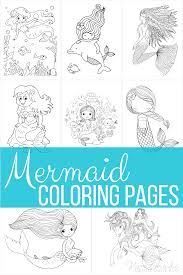 Free printable coloring pages for children that you can print out and color. 57 Mermaid Coloring Pages Free Printable Pdfs