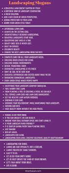 All the lawn care slogans that we have shared are cool and unique and you can use the anywhere you want. Landscaping Slogans 200 Catchy Lawn Care Slogans And Taglines