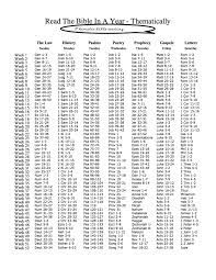 It's a big book and parts of it can but years later, my husband asked me to find a good one for him online. Pin By Rhi Muey On Biblical History Year Bible Reading Plan Bible Reading Plan Bible Reading Schedule