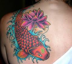 Tattooverse your ultimate guide in tattoo universe. Blog Gawe Ngosek Koi Design Tattoo Koi And Lotus As Tattoo Design On Back
