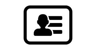 They are mostly exchanged and given during formal functions and events in for convenience purposes. Business Card Of A Man With Contact Info Free Business Icons