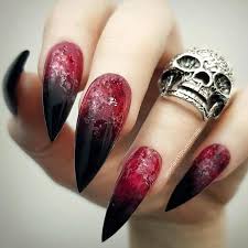 30 Chic Ideas For Black Stiletto Nails Naildesignsjournal Com The stiletto nails come to a distinct point at the top and could poke an eye out if they needed to.