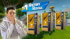 Fortnite is in early access. I Won Using Vending Machines Only Fortnite Battle Royale Youtube