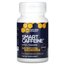 No creamer or sweetener needed: Natural Stacks Smart Caffeine With L Theanine 60 Vegetarian Capsules Iherb