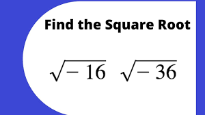 Thus, it's bigger than but related to the acorn, which was at its root. Find The Square Root Of Negative Numbers Youtube