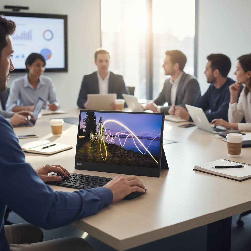 Lenovo Monitor mobile FHD ThinkVision M15 da 15,6