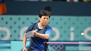 Paris 2024 Olympics: 61-year old Ni Xia Lian wins first round table tennis  match at sixth Olympic Games