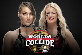 Toni storm became the wwe nxt uk women's champion on saturday when she defeated rhea ripley at nxt uk takeover: Rhea Ripley Beats Toni Storm At Wwe Worlds Collide To Retain Nxt Women S Title Bleacher Report Latest News Videos And Highlights