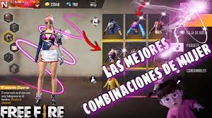 Garena free fire has been very popular with battle royale fans. Las Mejores Combinaciones De Ropa De Free Fire Para Mujer Youtube