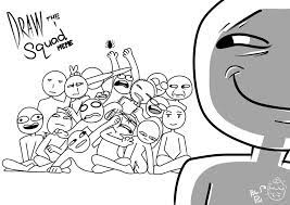 Draw The Squad Meme By Bluepixelart21 On Deviantart Draw The Squad Drawings Of Friends Drawing Meme