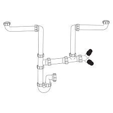 The 35 parts of a kitchen sink detailed diagram in 2020 drying rack kitchen kitchen sink plumbing installation. Caple Double Bowl Kitchen Sink Plumbing Kit With 2 Appliance Connection Cpk200
