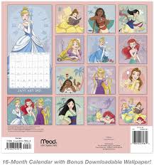 Download and print this free 2021 monthly calendar. Disney Princess New Monthly Wall Calendar 2021 Youloveit Com