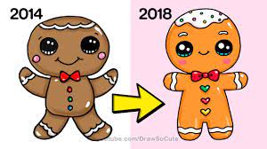 Those will mark the outer edges of the body and legs. How To Draw A Gingerbread Man Easy New Youtube