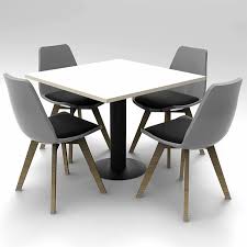 Buy square's 4 table & chair sets and get the best deals at the lowest prices on ebay! Stacey Square Meeting Table And 4 Deakin Chair Package Fast Office Furniture