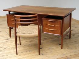Danish Modern Teak Mid Century Office Desk Gunni Omann For Omann Jun Furniture Love