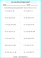 The length and width of a rectangle is in the ratio 3 : Printable Ratio And Proportion Worksheets For Grade 5 And 6 Math Students Based On The Singapore Math Curriculum