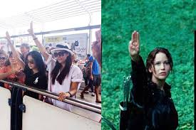 Katniss Forever Anti Coup Protesters Adopt Salute From Hunger Games Coconuts Bangkok Working class and proud of it. anti coup protesters adopt salute from