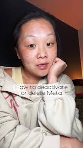 If you’re trying to deactivate or delete Meta, it took me a long time to  figure it out, but here’s how you do it