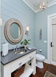 Two raw wood vases on glass shelf decorate the plain wall. Pin By Bijou Bijou On Chic Baths Eclectic Bathroom Small Cottage Bathrooms Bathroom Vanity Remodel