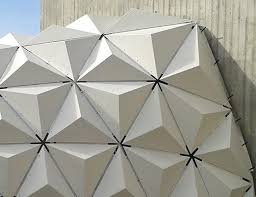 Itke Constructs New Arboskin Pavilion With 388 Recyclable Bioplastic Pyramids Triangular Architecture Parametric Design Parking Design