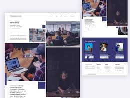 About Us Screen Design Concept Screen Design Concept Design Design