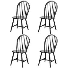 Choose from a variety of natural wood finishes to add warmth to your space or pick painted pieces for a fresh, elegant touch. Vermont Boston Black Slatted Dining Chairs Fads