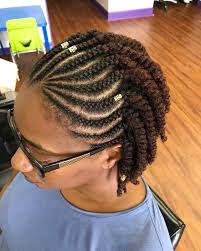 It Is Exciting That Much Of The Experiment Has Been Done On Black Hair And The Result Is Amazing Flat Twist Hairstyles Natural Hair Braids Natural Hair Salons