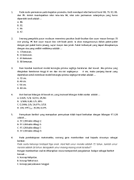 Nilai 3/8 dari 48 adalah. Kumpulan Soal Mtk