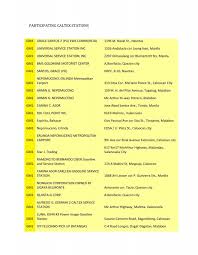 PARTICIPATING CALTEX STATIONS