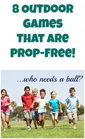 Maybe waiting for someone to arrive or the moments between activities. 8 Outdoor Games For Kids That Don T Need A Ball Prop Free Outdoor Games For Kids Outdoor Games Recess Games
