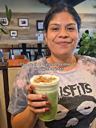 Pistachio Matcha Latte at Cafe Calle by Diana