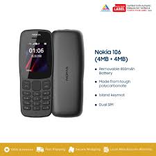 Nokia 106 (4MB RAM + 4MB ROM) Mobile ...