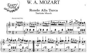 Turkish march wolfgang amadeus mozart for violin piano. Mozart Rondo Alla Turca Turkish March Piano Sheet Music Download
