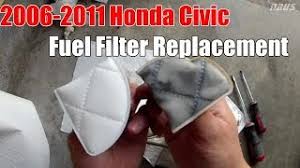Replacing fuel filter on 2000 honda civic ex. 8thgen Honda Civic Fuel Filter Strainer Replacement Diy Youtube