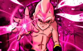 They are getting beat until super buu's hunger gets the better of him, super buu then flies towards a vacant cake shop and looks at the cakes. Wallpaper Dragon Ball Dragon Ball Z Majin Buu Majin Boo Kid Buu Anime Boys Anime Games Anime Girls Son Goku Pink Demon Dragon Ball Fighterz Rosa 1280x800 Theallstar 1965957 Hd Wallpapers Wallhere