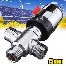 24v 220v 3 way hotowell thermostatic mixing motorized water valve electric actuator brass globe valves. 15mm 3 Way Thermostatic Mixing Valve Shower Water Temperature Control Mixer Hot Cold Shower Mixing Buy At A Low Prices On Joom E Commerce Platform