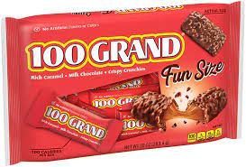 Buy 100 Grand Chocolate Bar Fun Size 11 Ounce Online In Greece B000wh2hk2