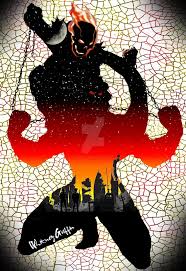 Ghost rider vs Blackheart concept art by whitneygriffin32