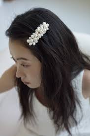 ヘアアクセサリー Monday Edition _ MJxME Baroque Pearl Bloom Comb-Pin MONDAY  EDITION》 [MJxME] Baroque