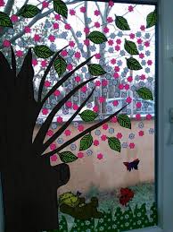 Ilkbahar Cam Suslemesi3 Sanat Suslemeler Sanat Etkinlikleri