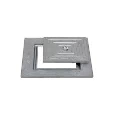 Pour assurer le bon écoulement des eaux pluviales, il est recommandé d'équiper votre logement d'un caniveau, d'un regard, d'une grille d'évacuation ou encore d'un siphon. Couvercle De Regard 50 X 50 Cm En Aluminum Simple Materiauxnet Com